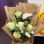 Bouquet Flowers - White & Yellow